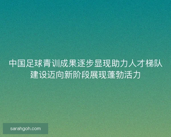 中国足球青训成果逐步显现助力人才梯队建设迈向新阶段展现蓬勃活力